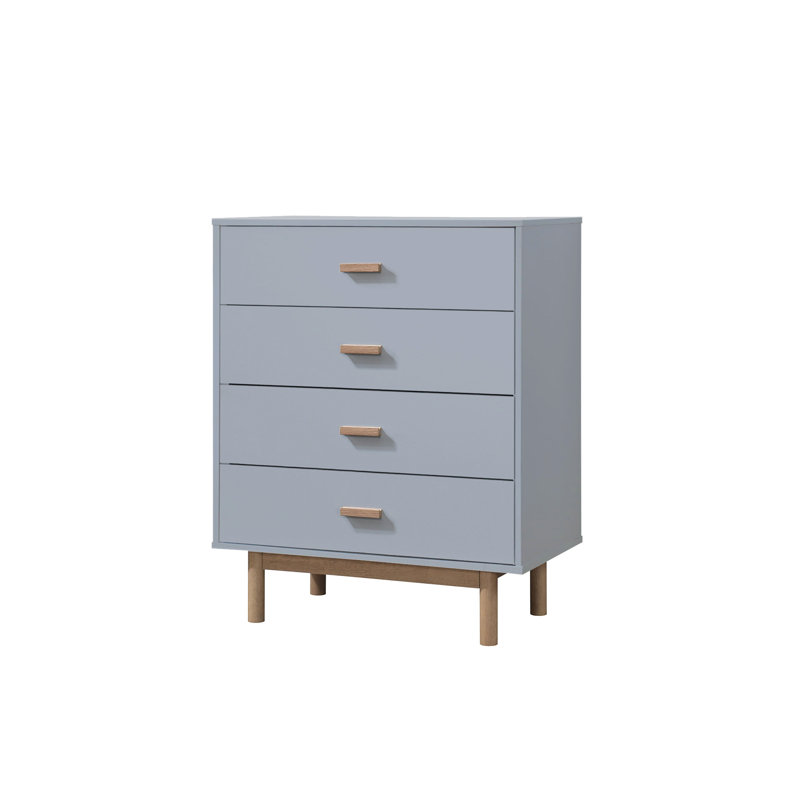 Artemis 80cm W 4 - Drawer Chest of Drawers, Grey/Oak