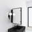 Rectangle Iron Medicine Cabinet With Mirror-939734228