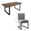 Ensemble de table de salle à manger 5 pièces Cederick-101986289-101986284