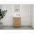 24 " W Freestanding Standard Free Standing Single Double Single Vanity Bathroom Vanity With Acrylic Top-579526428-579526429