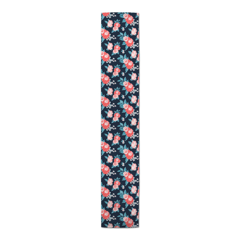 Dolphus Floral Table Runner, 72" L x 16" W