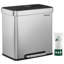 Steel Step On Kitchen Trash Can - 30L