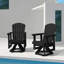 Chaise berçante rotative en PEHD Adirondack-1786168237