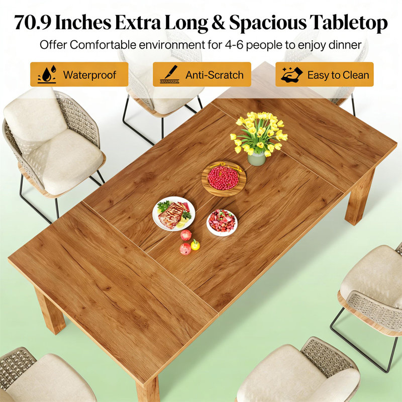 Grande table de cuisine (sans la chaise)