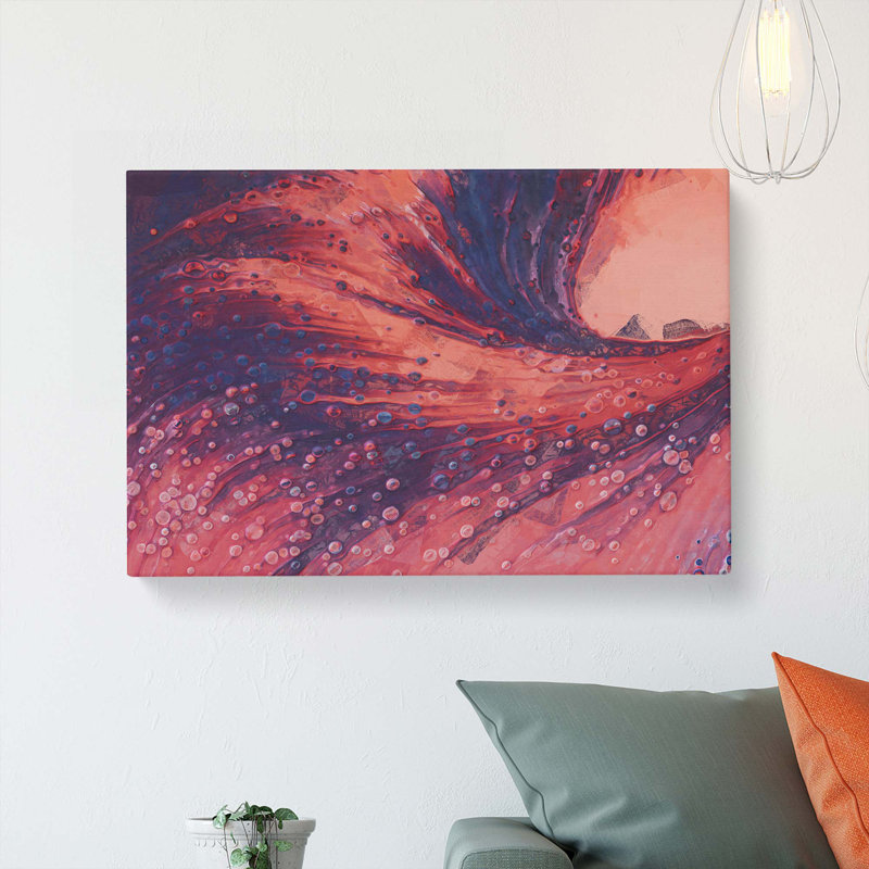 Land of Plenty in Abstract - Wrapped Canvas, 60cm H x 91cm W x 3cm D