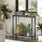 Narrow Industrial Console Table With 2-Tier Shelves, Space-Saving Sofa Table For Entryway, Hallway, And Living Room, Sturdy Metal Frame And Easy Assembly Design