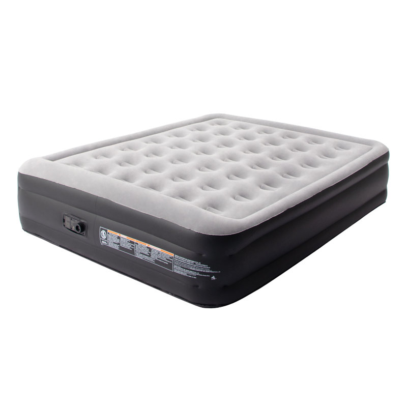 Matelas gonflable Montegut avec pompe CA intégrée, Grand lit