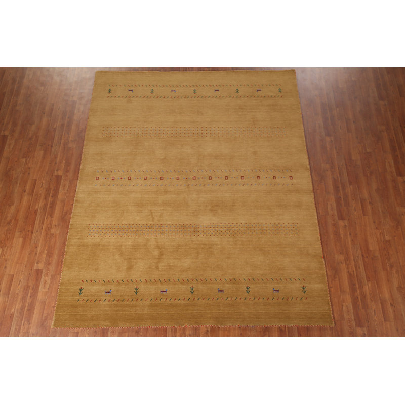 Tapis tribal animaux Gabbeh 8 x 10