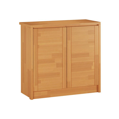 Filley Solid Wood 2 - Door Rectangle Accent Cabinet