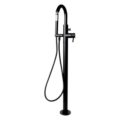 Robinet de baignoire sur pattes à poignée simple