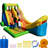 Sportspower™ Half Pipe 17' Inflatable Water Slide with Basketball Hoop, Heavy Duty, Backyard Summer Fun, Ages 3-12, Lifetime Warranty on Included Blower