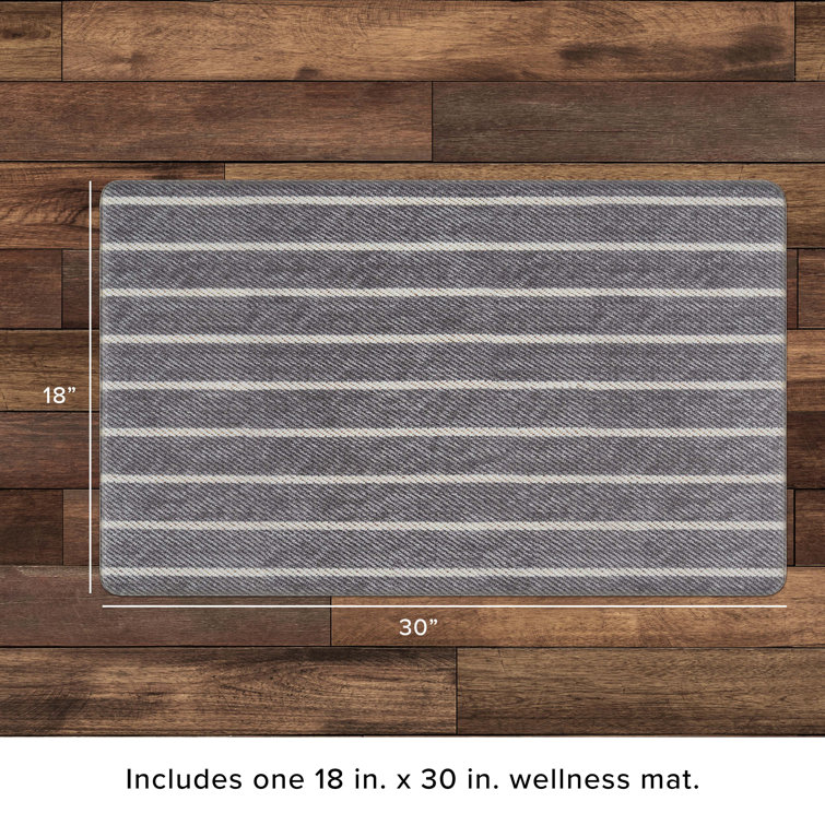 WellnessMats Original Anti-Fatigue Floor Mat 6' x 2' Brown