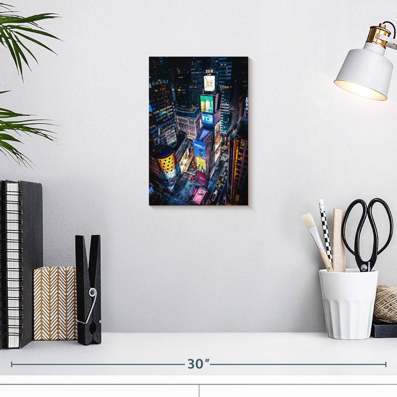 Aime New York Electronic Ads, 12" H x 8" W