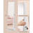 21.5'' Wide Freestanding Jewelry Armoire with Mirror,LED-1970134256
