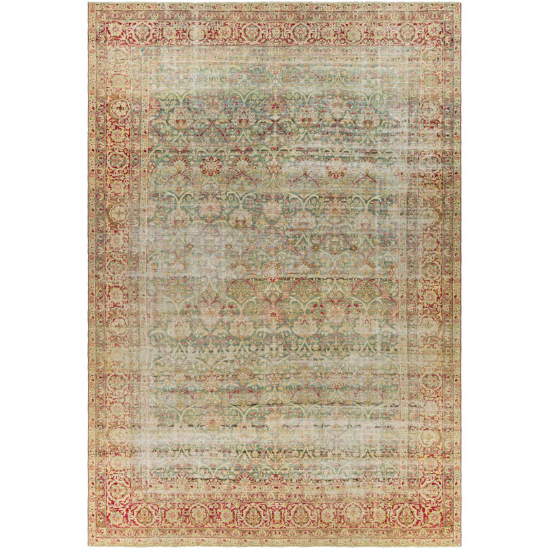 Antique One Of A Kind One-of-a-Kind 9'8" X 14' Hand Knotted Area Rug