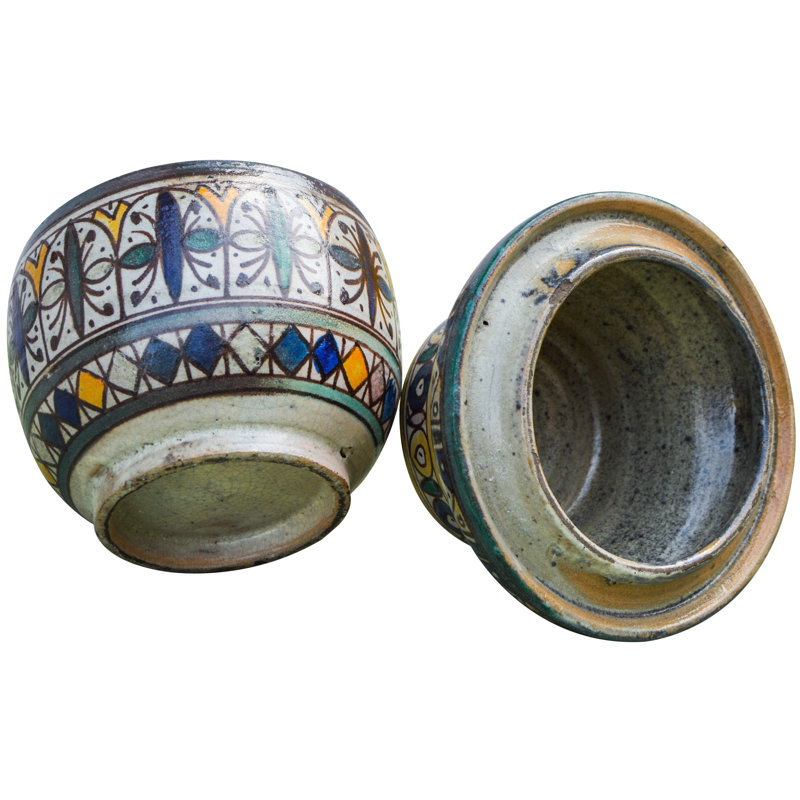 Afro-Moresque Handmade Ceramic Decorative Bowl