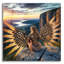«Ready For Flight» par Rey Klimt, art mural en verre acrylique, 24 po x 24 po-1063443054