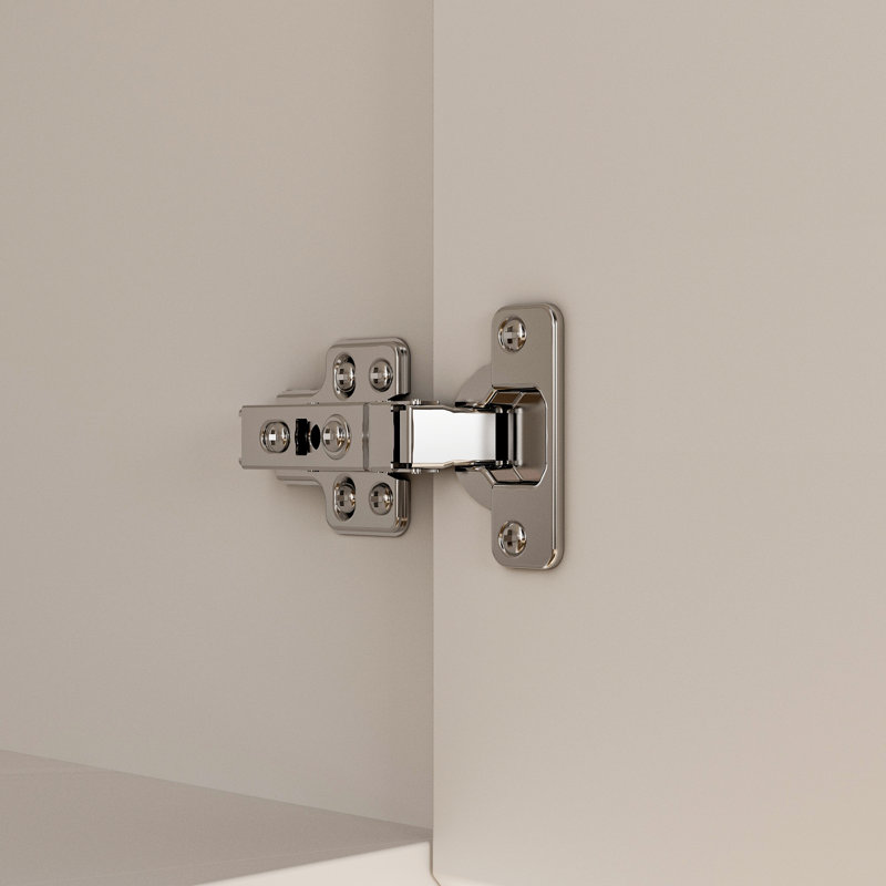 Armoire-penderie blanche 70,9 "à 4 portes avec design anti-basculement