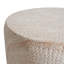 Table d'appoint d'extérieur / d'intérieur en béton léger, finition travertin