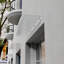 200cm W x 43cm D Garden Sanctuary Frosted Window Door Awning Canopy-139469731