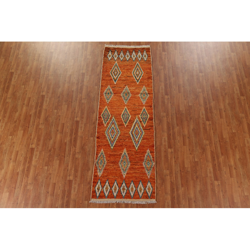 Tapis orange unique 3 pi 2 po x 9 pi 7 po New Age