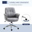 Chaise de bureau en microfibre Vinsetto
