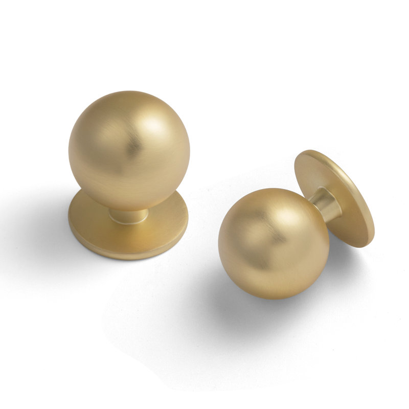 Round Knob Multipack, 1.18", Antique Brass