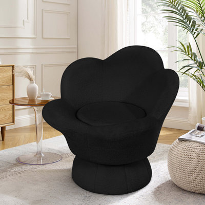 Fauteuil décoratif pivotant Boucle