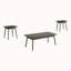 Ensemble de table moderne 3 pièces Asal