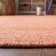 Tapis de couleur unie en coton tissé à la main Garbrand