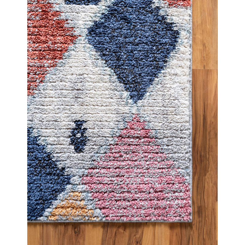 Victorville Abstract Indoor Rug, Rectangle 2'2" x 3'