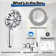 Shower Head, 7 Spray Modes Detachable Showerhead High Pressure Shower Heads With Long Hose And Adjustable Angle Bracket