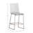King 24.75" Counter Height Stool - Silver-18665574-48311895