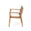 Chaise de patio de 2 pièces - Structure en bois, sièges confortables avec housses imperméables amovibles, 400 lb par chaise, couleur brune, idéal pour les pièces d'extérieur de patio, bois, sièges lavables, rembourrage en mousse, capacité, et