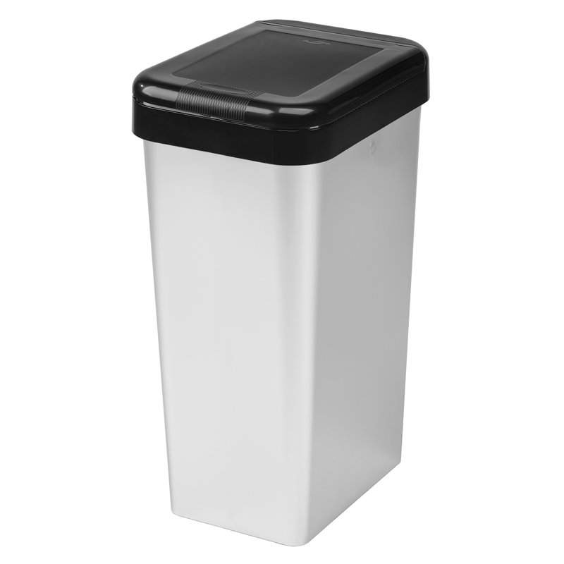 Wagaman Plastic Touch Top Recycling Bin - 45L