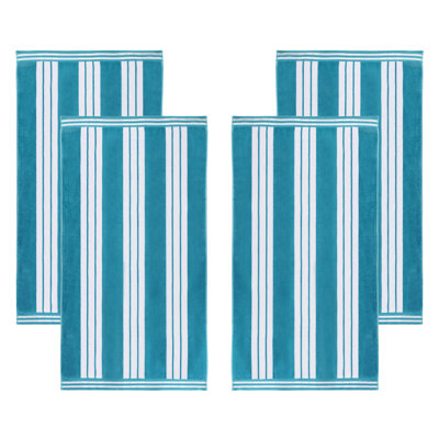 Chira Oversized Stripe Cabana 100% Cotton Beach Towel
