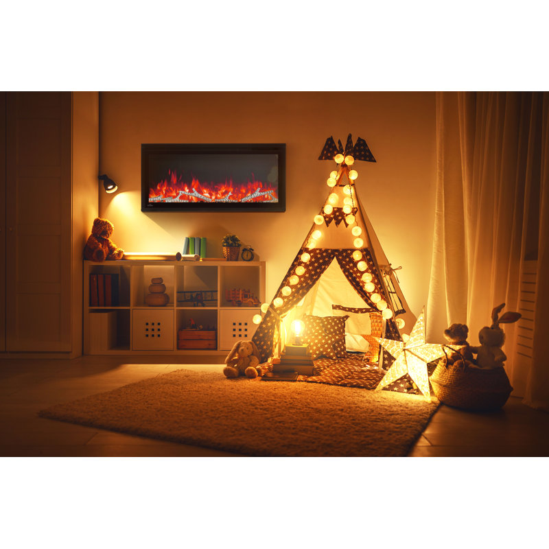 Napoleon Entice Plus Wall Hanging Electric Fireplace - Five Sizes Available, 36" Wide