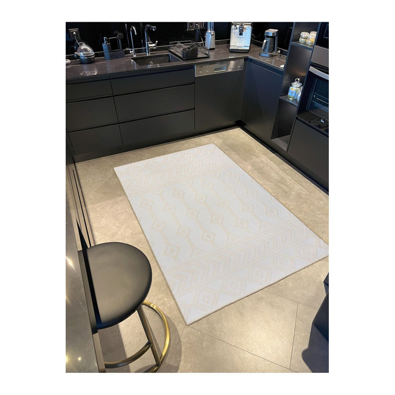 Tapis lavable à motifs doux, Sous-tapis carré 3 pi 3 po inclus