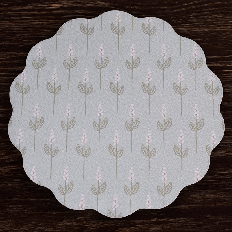 Vida Chinoiserie Reversible Round Placemats