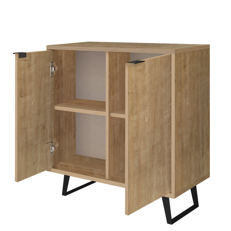 Armoire d'appoint Kerge, Chêne, H 36 po x l 36 po x P 17,5 po