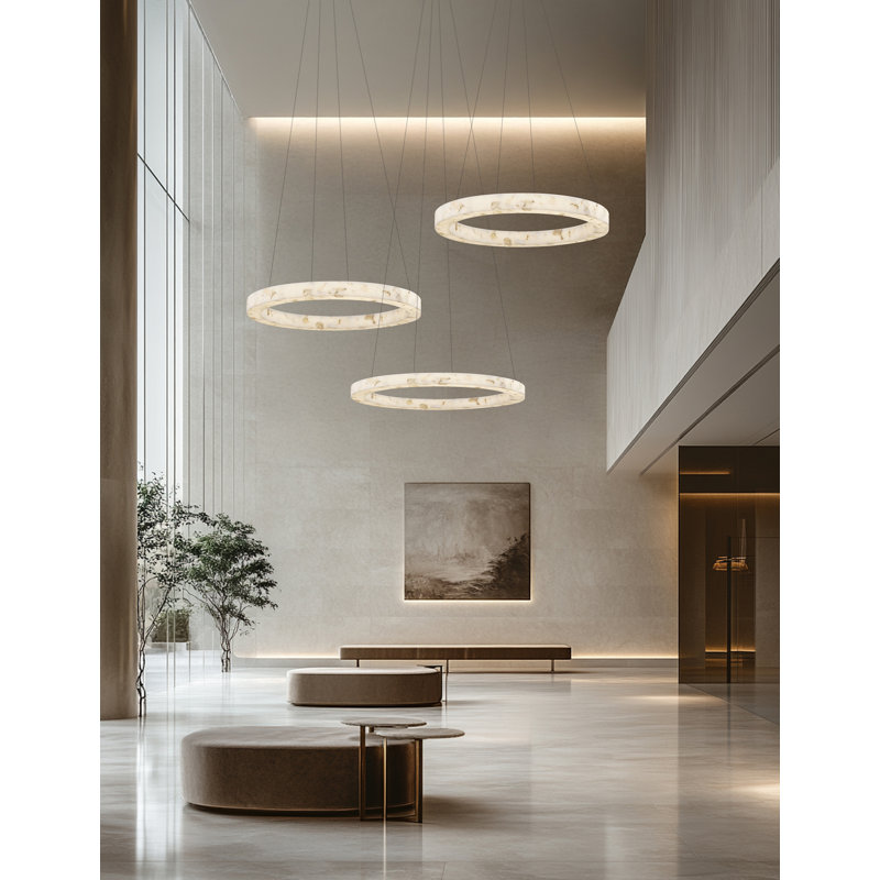 Luminaire suspendu LumenAria - Medley, H 35,50 po x l 52 po x P 52 po