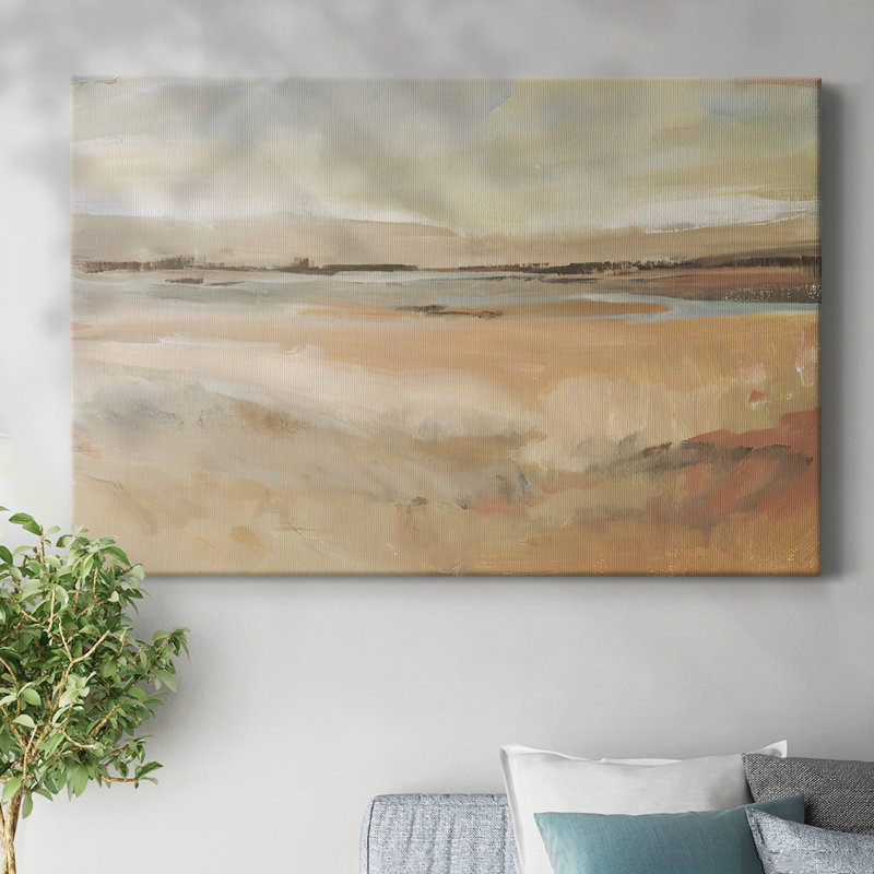 Earth Tone Landscape II-Gallery Wrapped Canvas, 40" H x 60" W