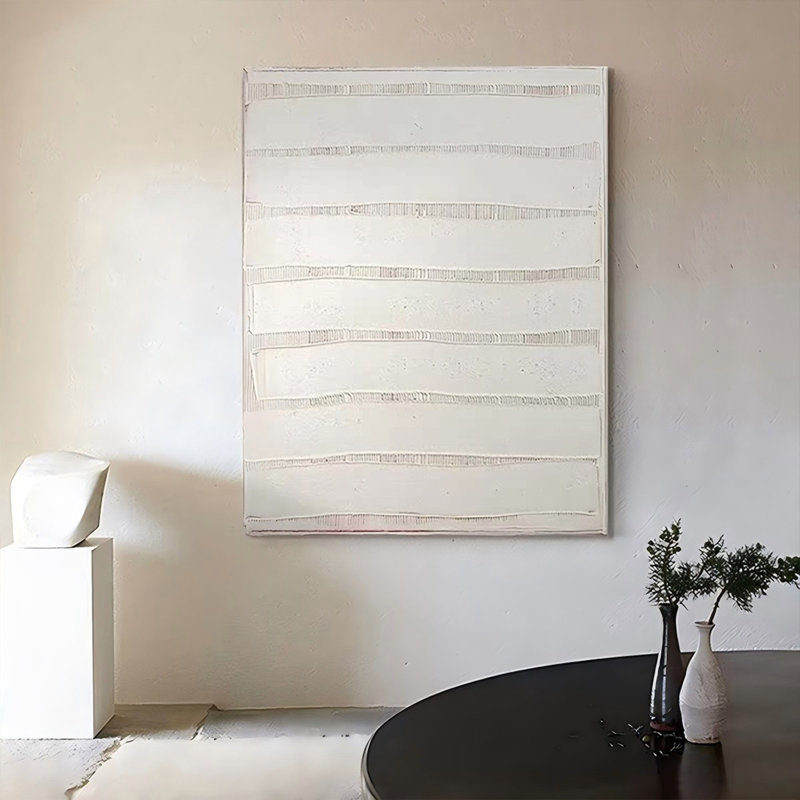 Art mural Mid-Century moderne en toile pour salon, H 39,37 po x l 27,56 po