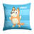 Bluey Roll Call Chilli Printed Throw Pillow