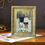 Cadre photo indémodable 3 pièces 5 "x 7" doré antique avec orientation portrait ou paysage