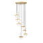 Lustre moderne doré 7 lumières-123223070