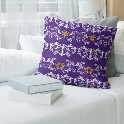 Damask Reversible Pillow Cover