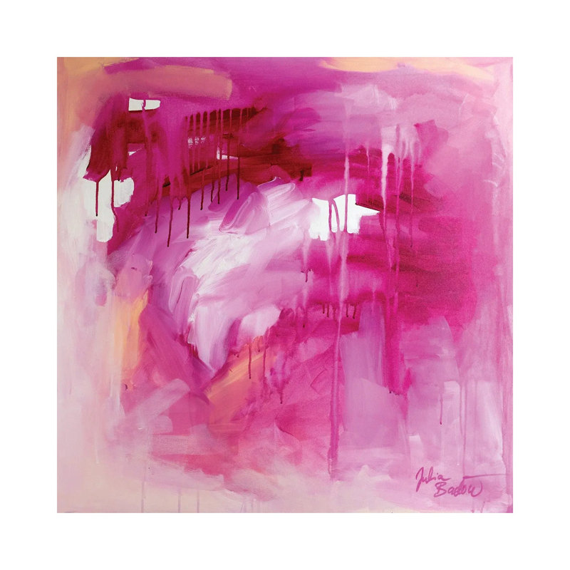 All Consuming by Julia Badow - Wrapped Canvas Painting, 30.48 cm H x 30.48 cm W