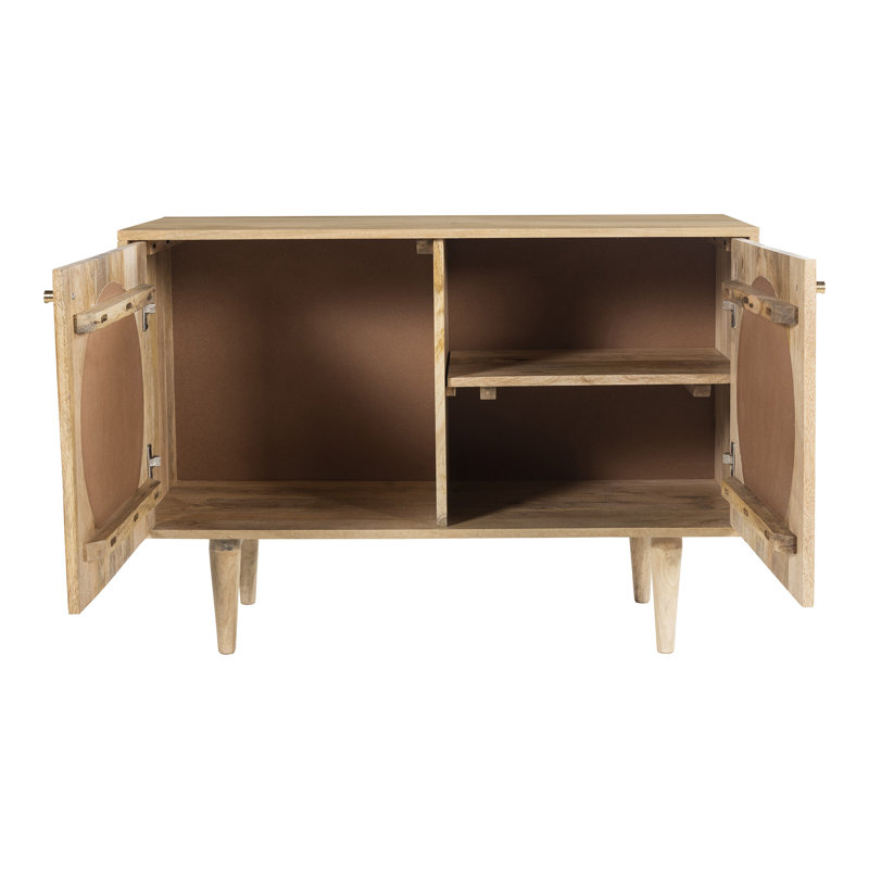 Peltz 39.5'' Solid Wood Sideboard, Natural
