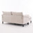 Convertible Combination U-Shaped With Footstools With Storage Sofa